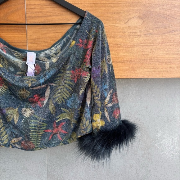 NWT Savage X Fenty Trophy Wife Sleepwear Set Crop Top And  Shorts, Size 16-18 - Picture 11 of 16